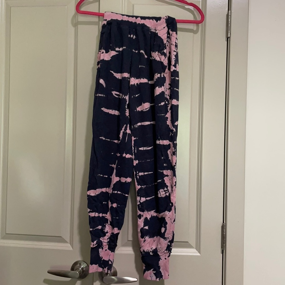 Young fabulous & broke Tie Dye Joggers w/ Fold Over Waist